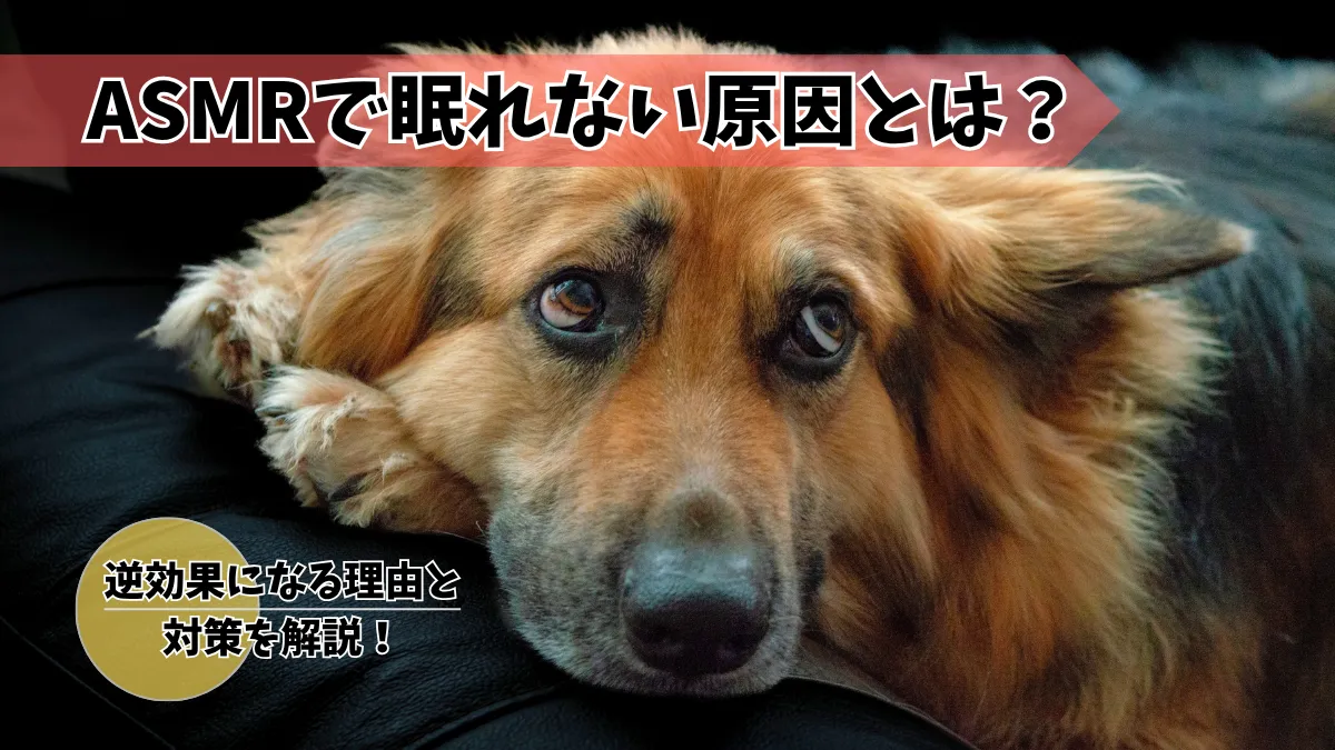 ASMRで眠れない原因とは？