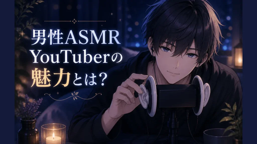 男性ASMR YouTuberの魅力とは？