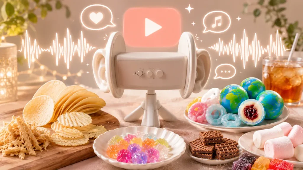 咀嚼音ASMRがYouTubeで人気の理由